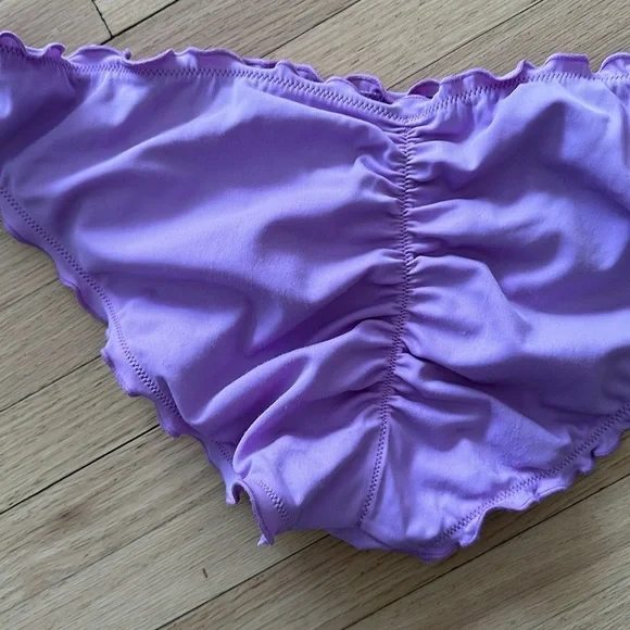 Victoria Secret Purple Ruched Bikini Bottoms - Picture 5 of 5